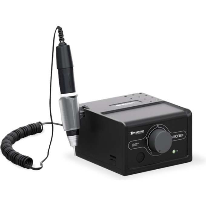 Аппарат для маникюра и педикюра STRONG 211/H400RU BLACK EDITION (без педали в коробке)